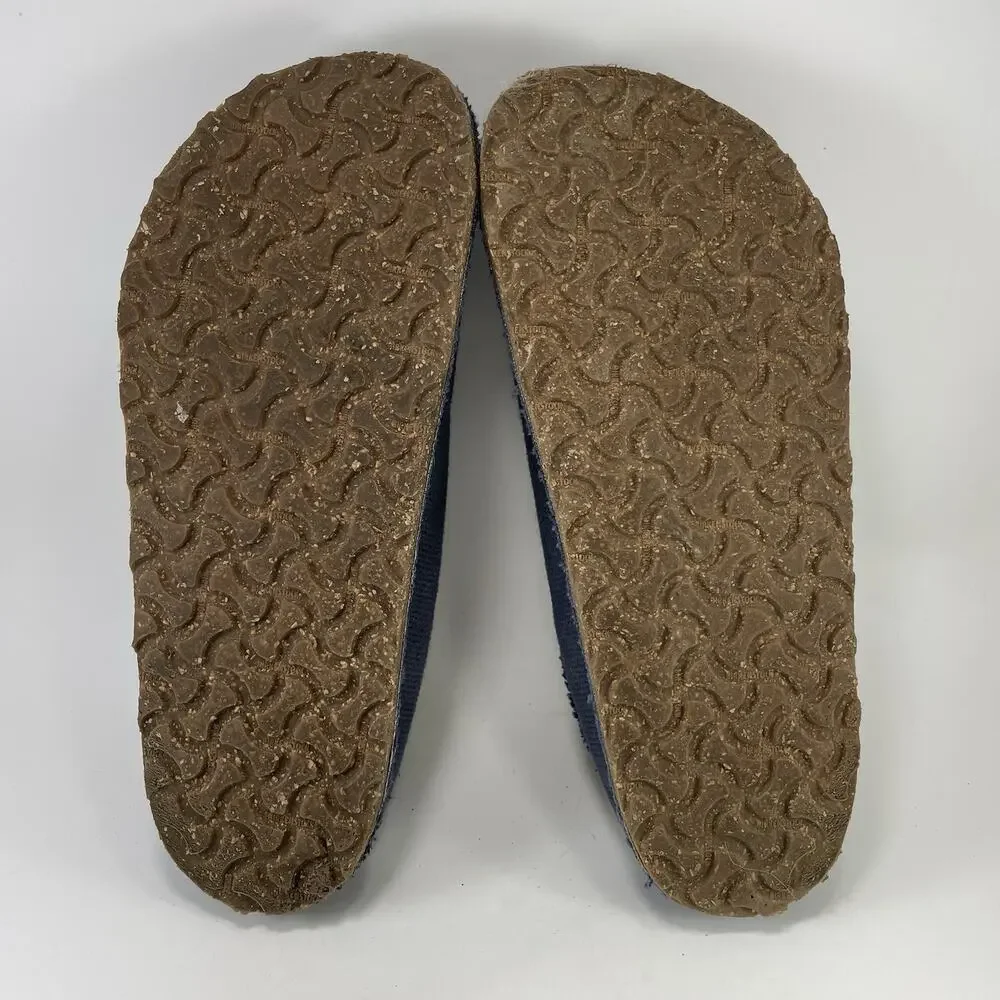 Birkenstock Zermatt Premium Textile Blue Slippers Mens Size 46 US 13 Clogs Mules